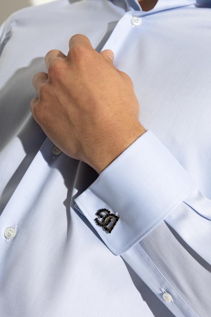 Dolce & Gabbana Cufflinks in the shape of a logo