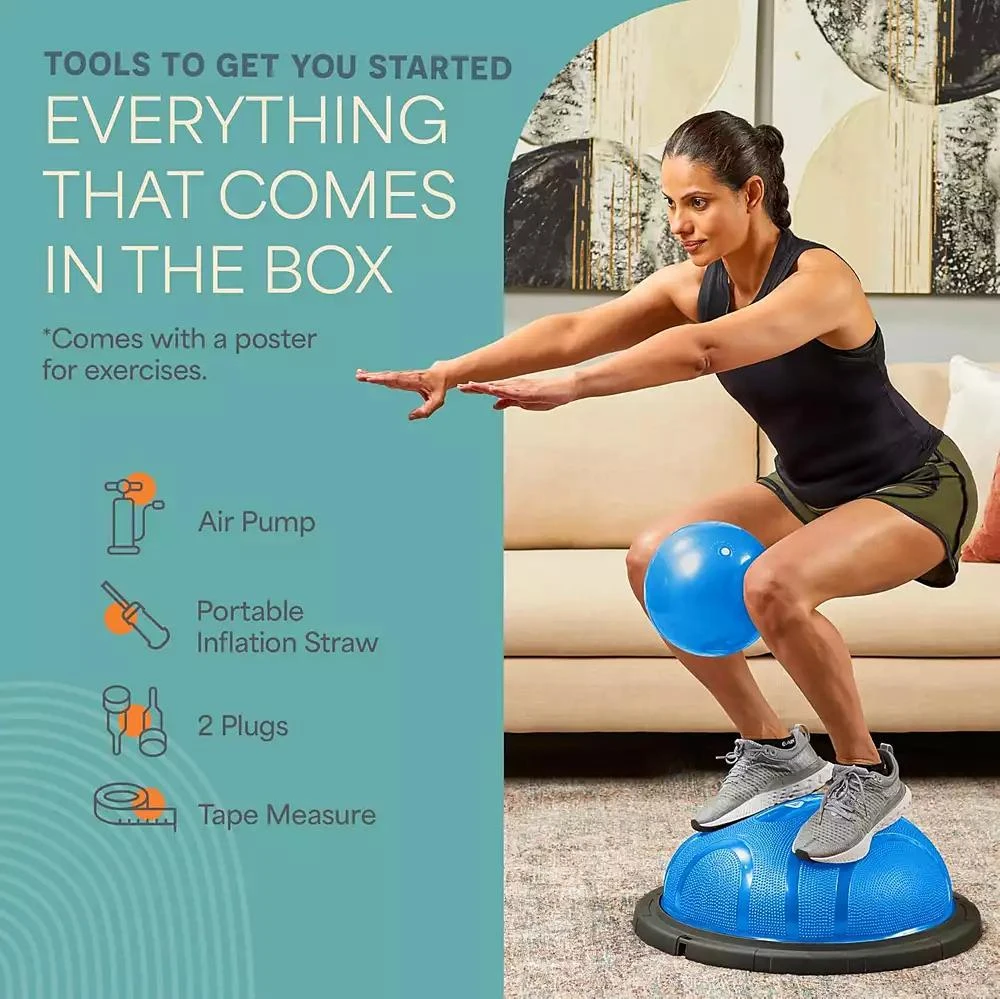 LifePro Half Balance Ball Trainer - Stability Ball for Full Body Workout 
Physical Therapy Exercise 5