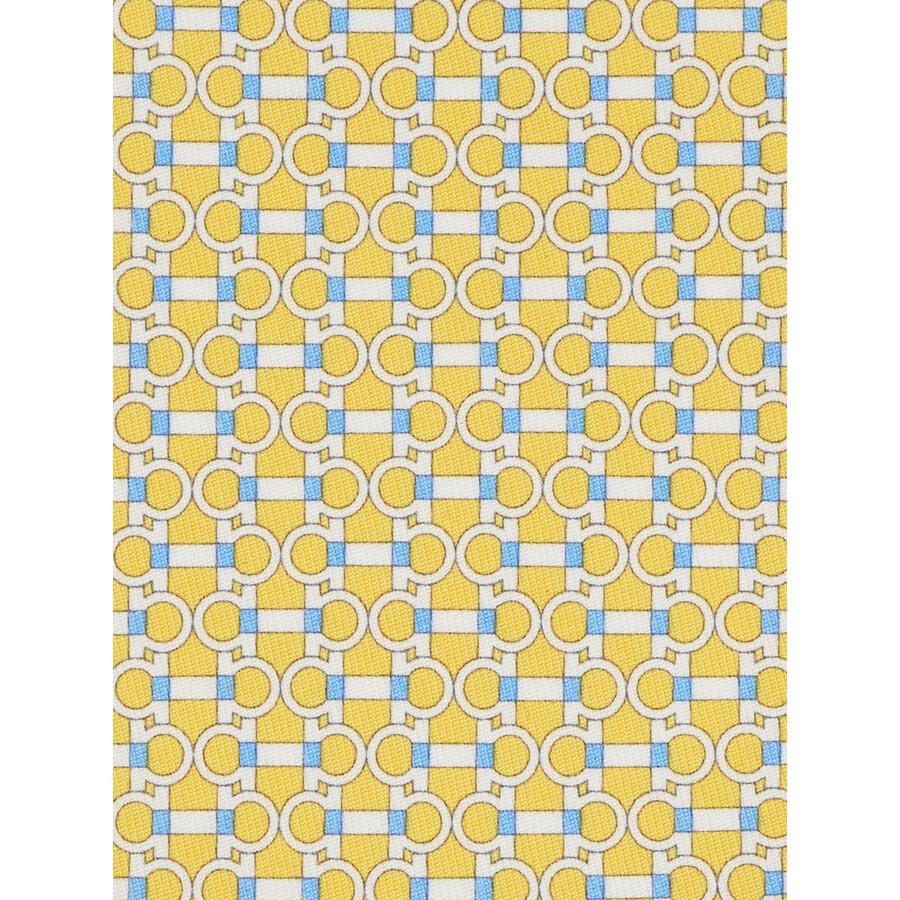 Salvatore Ferragamo Gancini Horsebit Print Silk Tie