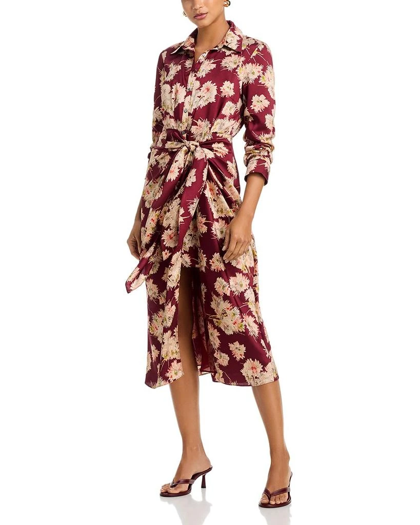 Cinq à Sept Mae Bouquet Jacey Tie Waist Shirtdress 1