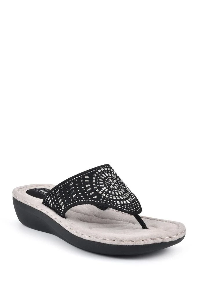 White Mountain Cienna Thong Comfort Sandal