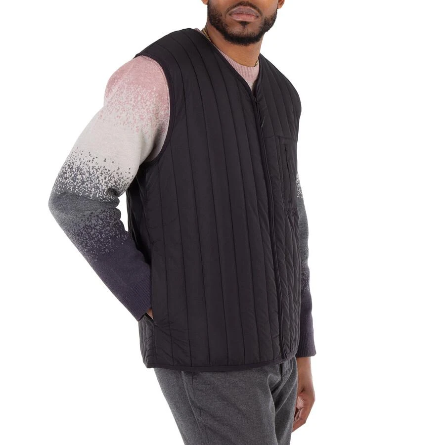 RAINS Men's Black Banja Quilted Liner Vest 2