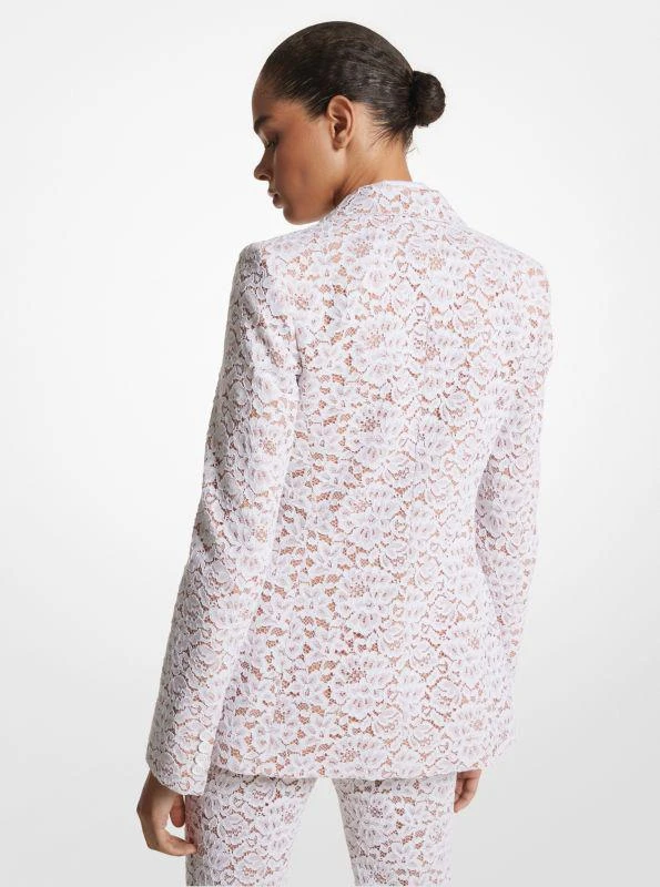 Michael Kors Georgina Corded Floral Lace Blazer 2