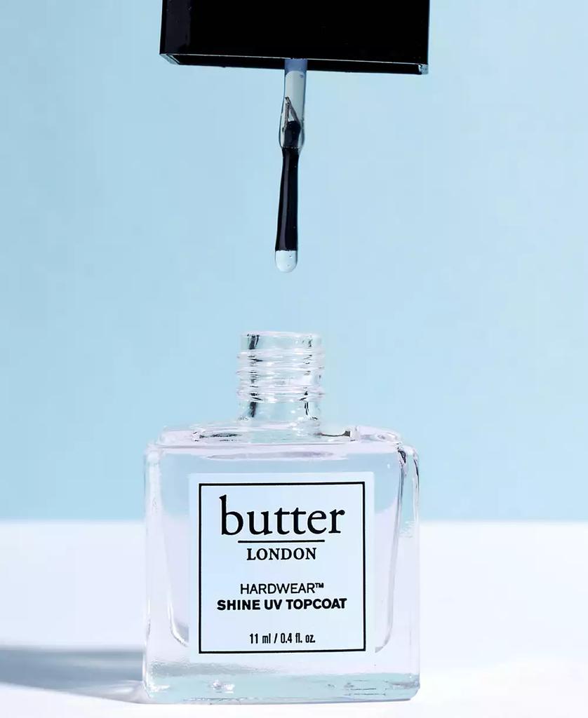Butter LONDON Hardwear Shine UV Topcoat, 0.4 oz.