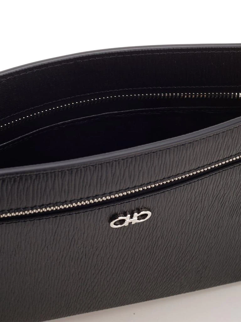 Salvatore Ferragamo Ferragamo Gancini Logo Plaque Clutch Bag 4