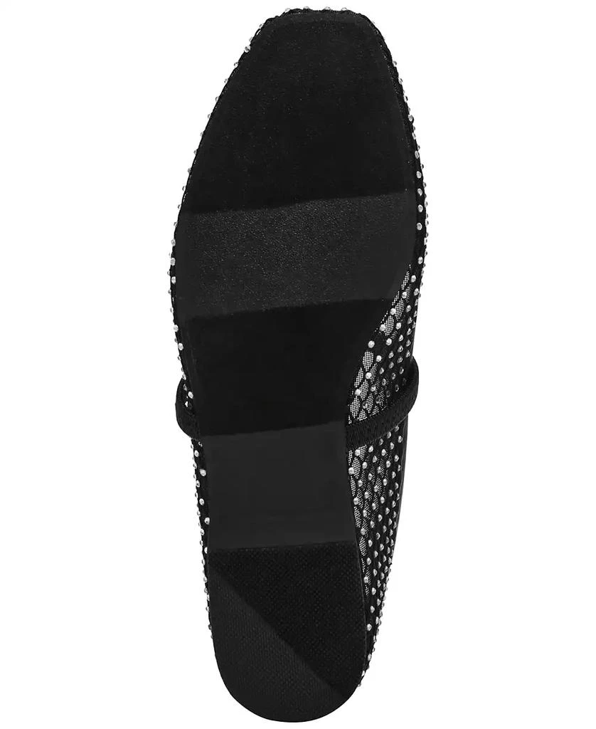 DV Dolce Vita Women's Maleeya Rhinestone Mesh Bow Ballet Flats 5
