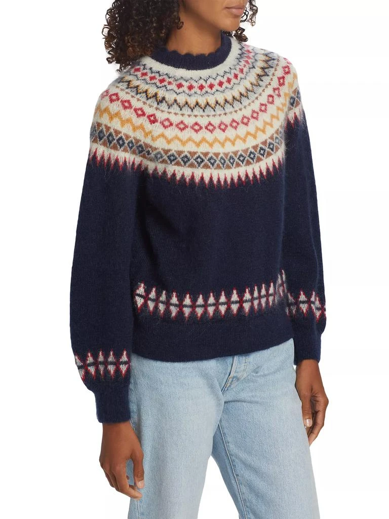 DÔEN Harvest Fair Isle-Inspired Mohair-Blend Sweater 4