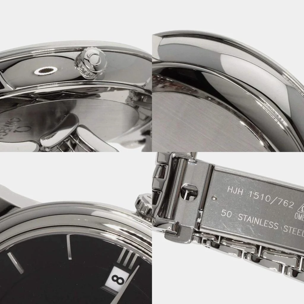 Omega Omega Black Stainless Steel De Ville Prestige 424.10.37.20.01.001 Quartz Men's Wristwatch 36.5 mm 9