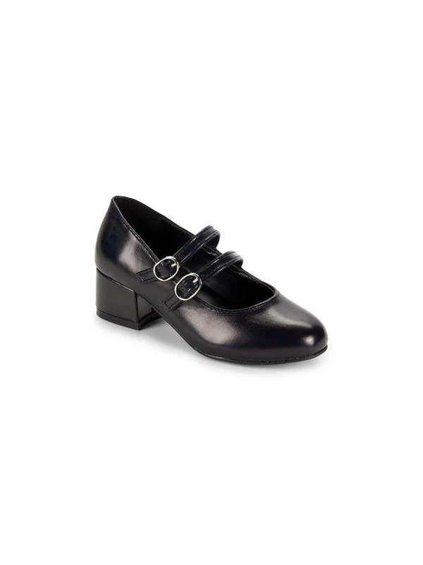 Marc Fisher Girl's Patty Nille Block Heel Mary Jane 1