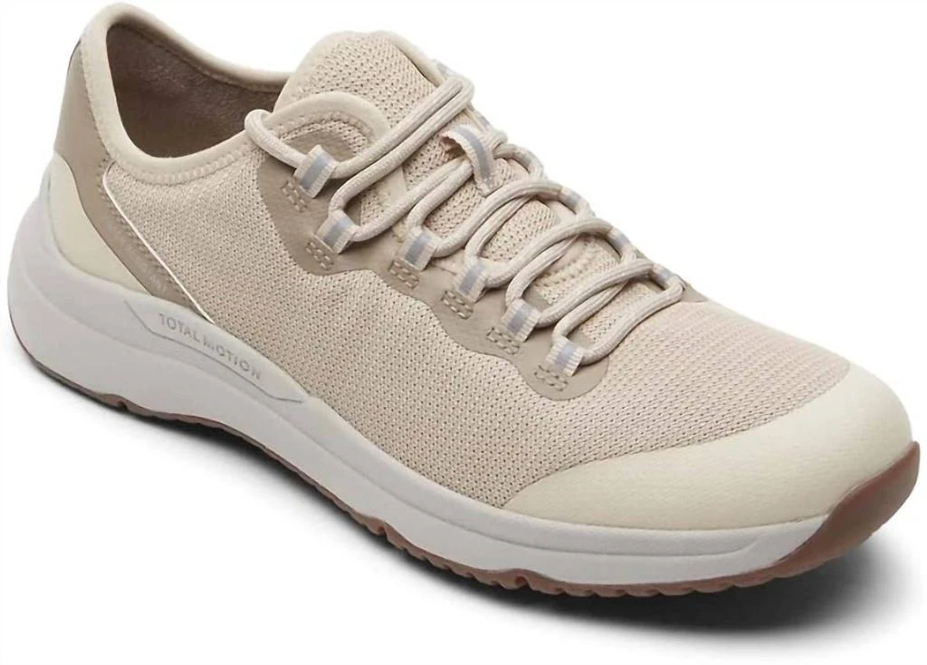 Rockport Women's Total Motion Trail Sport Lace Sneaker In *taupe 1