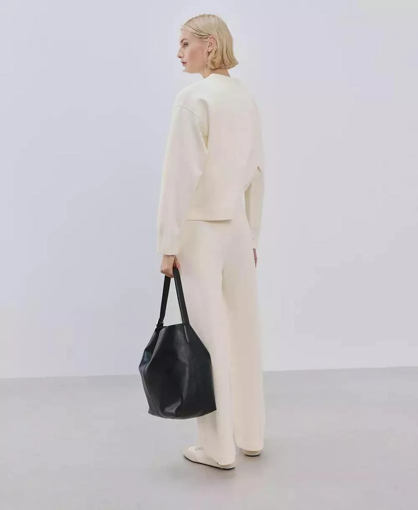 Mango Women
s Straight-Fit Cotton Pants 3