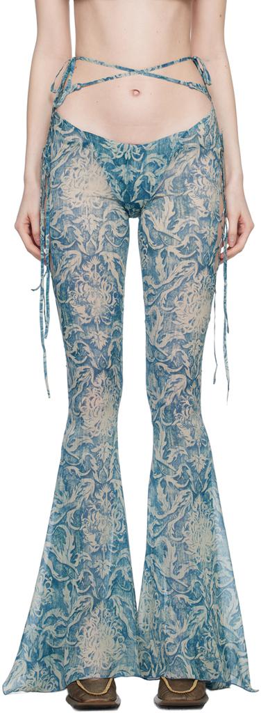 KNWLS Blue Glimmer Trousers