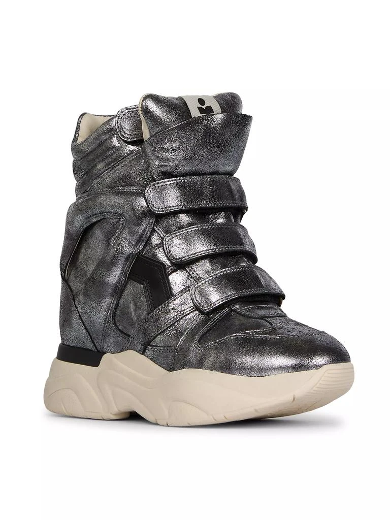 Isabel Marant Festive Balskee High-Top Wedge Sneakers 2