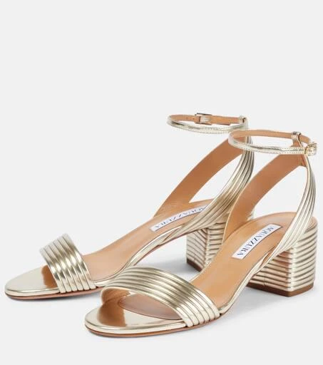 Aquazzura Sundance 50 faux leather sandals 5