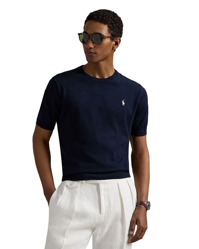 Ralph Lauren Cotton Crewneck Short Sleeve Sweater