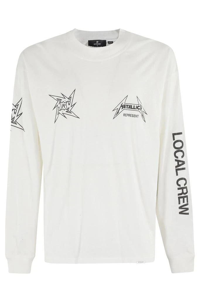 Represent Represent X Metallica Local Crew Long Sleeve T-Shirt 1