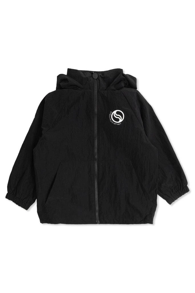 Stella McCartney Stella McCartney Kids Logo Printed Hooded Jacket