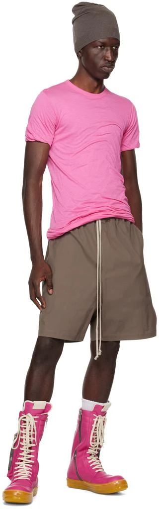 Rick Owens Pink Cargobasket Sneakers 5
