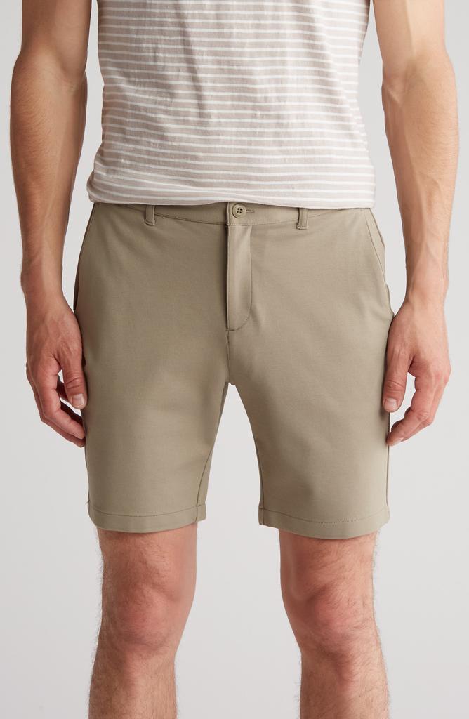 Bugatchi Flat Front Bermuda Shorts