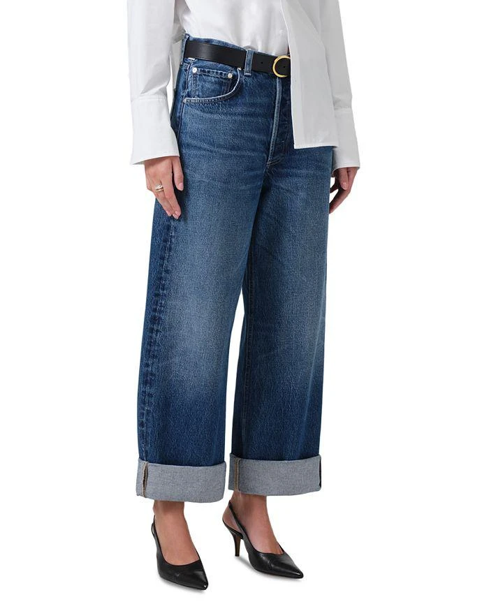 Citizens of Humanity Ayla High Rise Baggy Cropped Wide Leg Jeans in Claremont 8