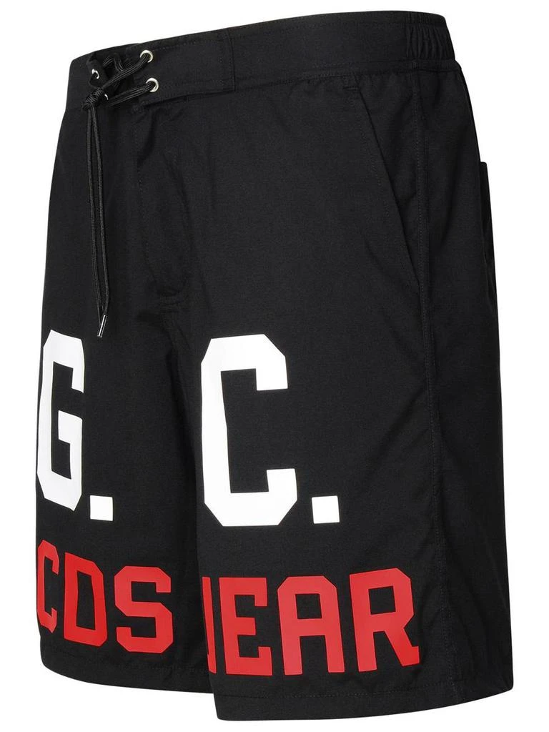 GCDS Gcds Black Polyester Swimsuit 2