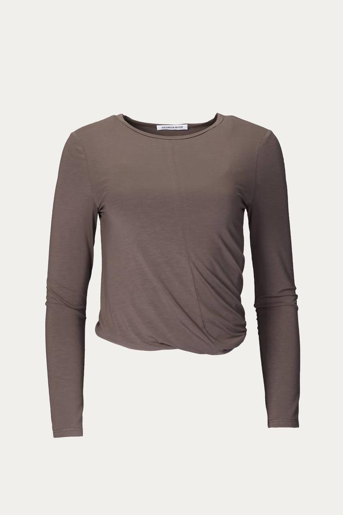 GEORGIA ALICE TWISTED CROPPED TOP