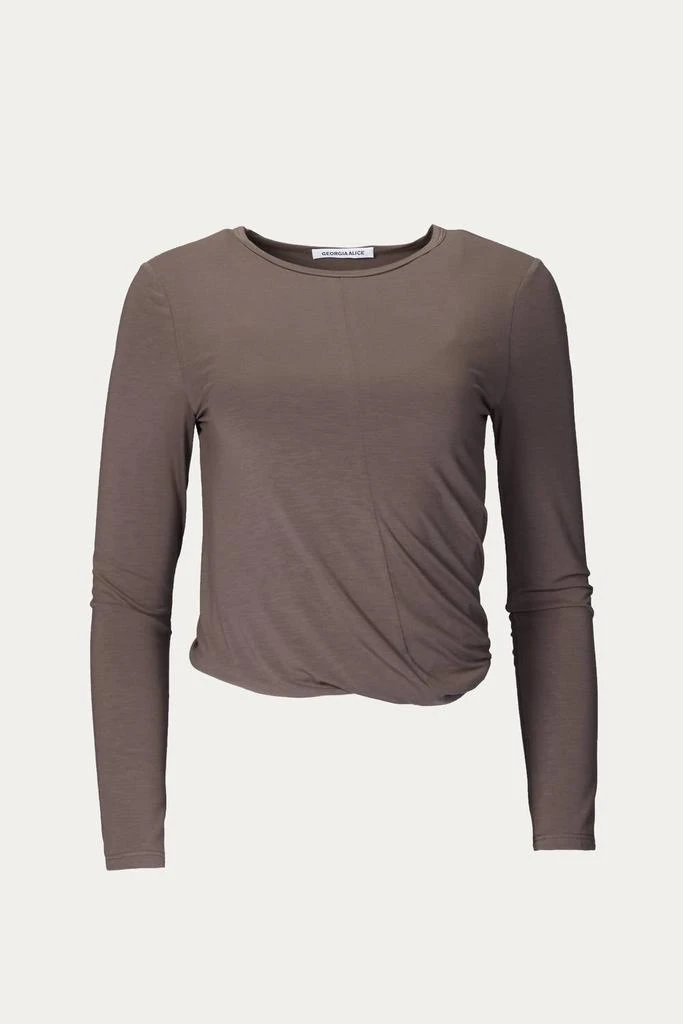 GEORGIA ALICE TWISTED CROPPED TOP 2