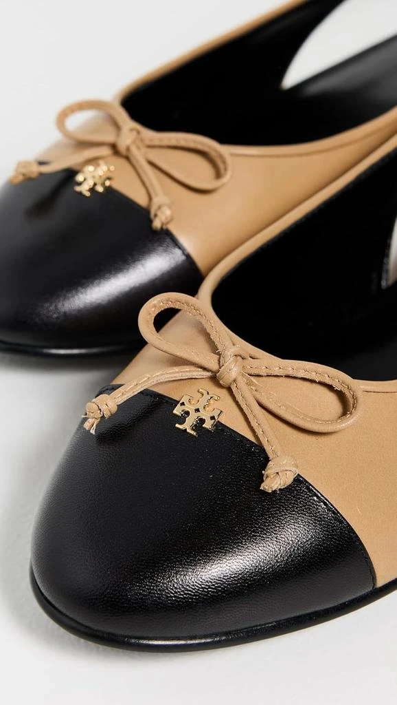 undefined Tory Burch Women
s Cap Toe Slingback Ballet Flats 4