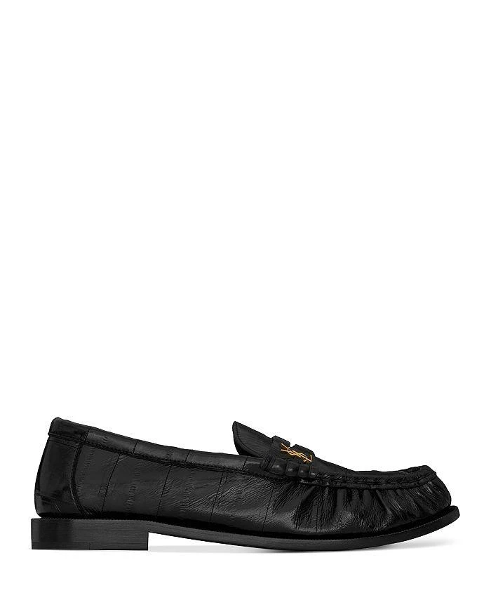 Yves Saint Laurent Le Loafer Penny Slippers in Eel 2