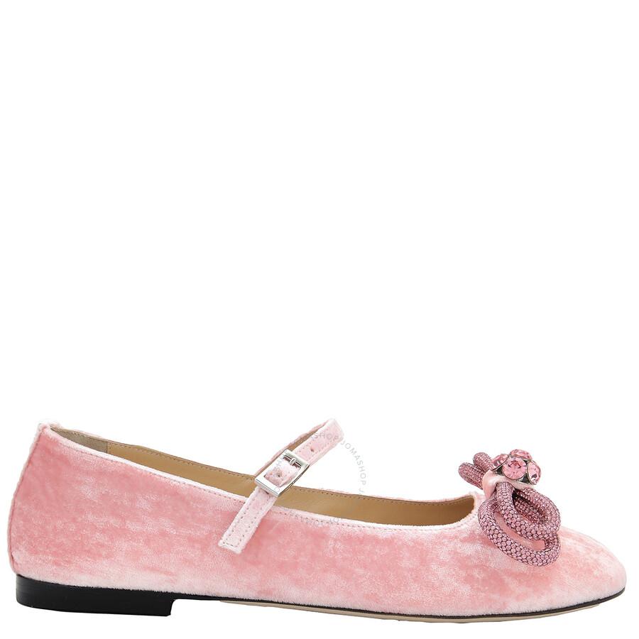 Mach & Mach Bow-Detail Mary Jane Flats