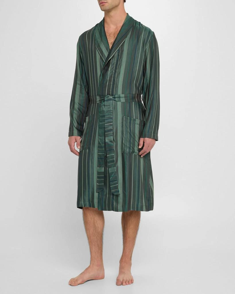 Hanro Men's Selection 140th Anniversary Silk Robe 4