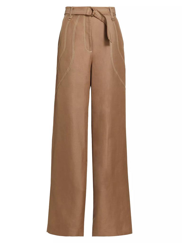 Acler Geary High-Rise Wide-Leg Pants