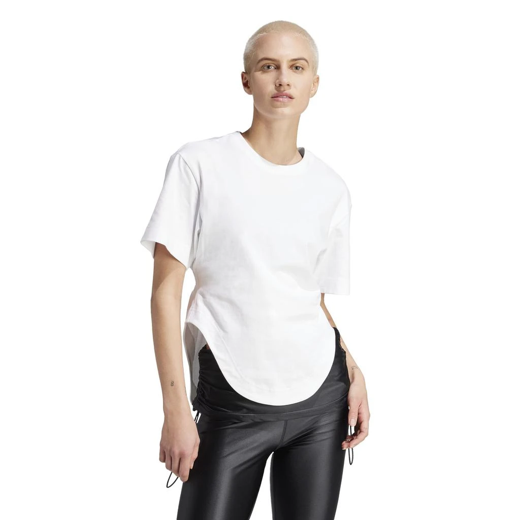 Adidas By Stella Mccartney Curved Hem T-shirt 1