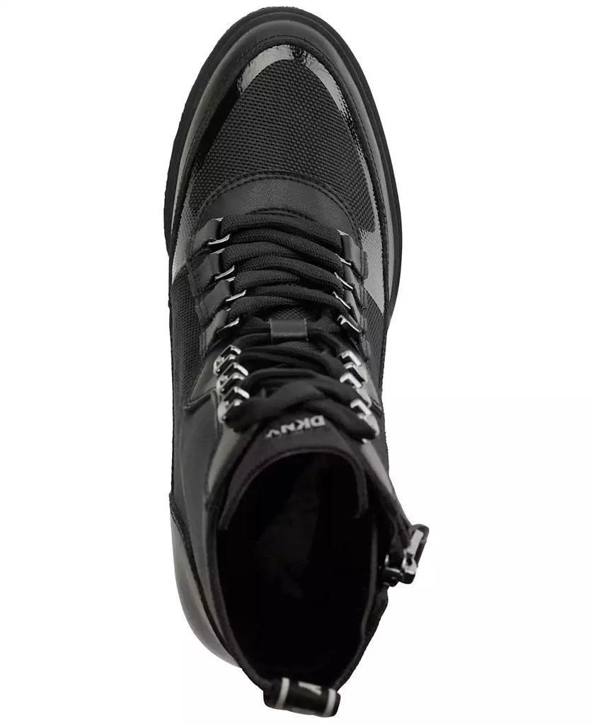 DKNY Women
s Toia Lace-Up Zip Block Heel Booties 4