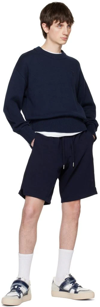 AMI Navy Ami de Cœur Sweater 4