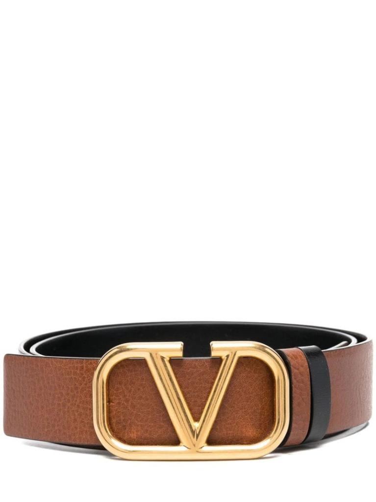 NA VLogo brown reversible Belt