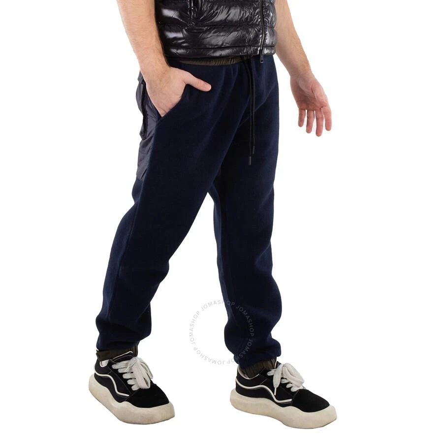 Moncler Grenoble Fleece Track Pants In Dark Navy 3