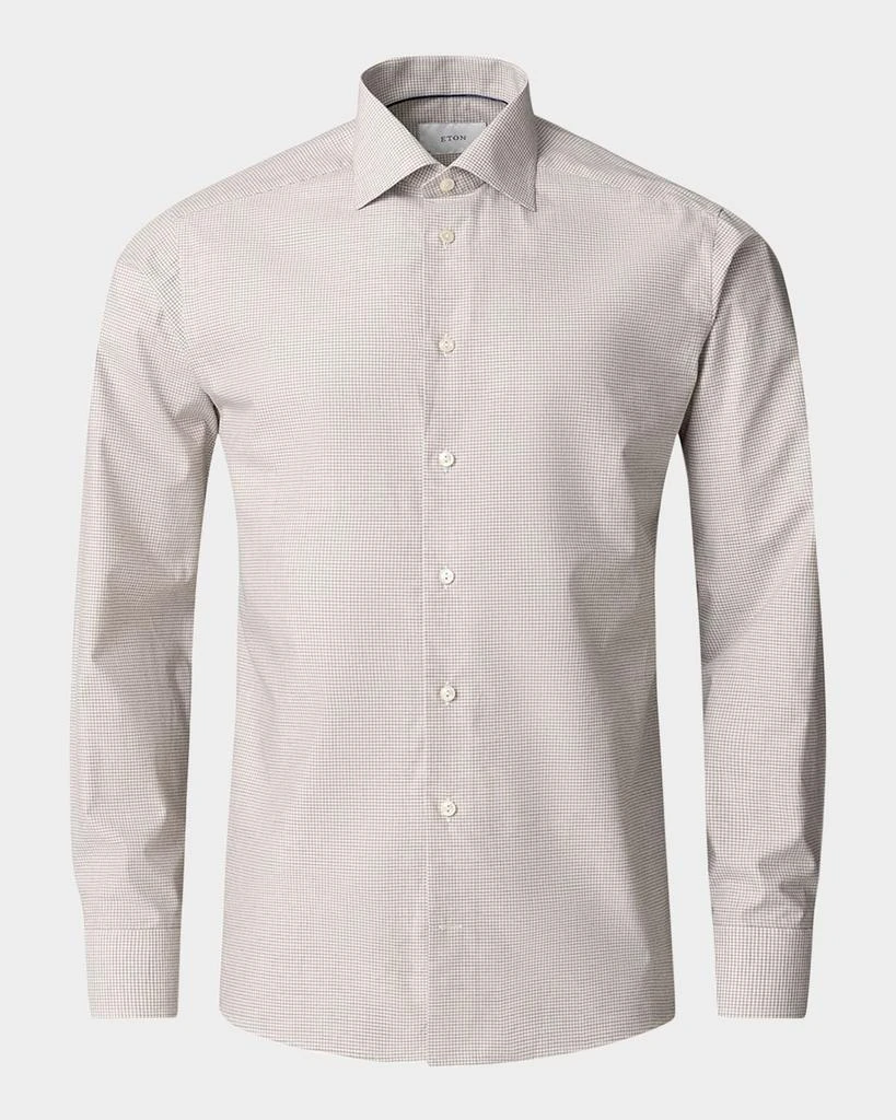 Eton Check Fine Twill Dress Shirt | Slim Fit | Size 43 Eton Check Fine Twill Dress Shirt | Slim Fit | Size 43