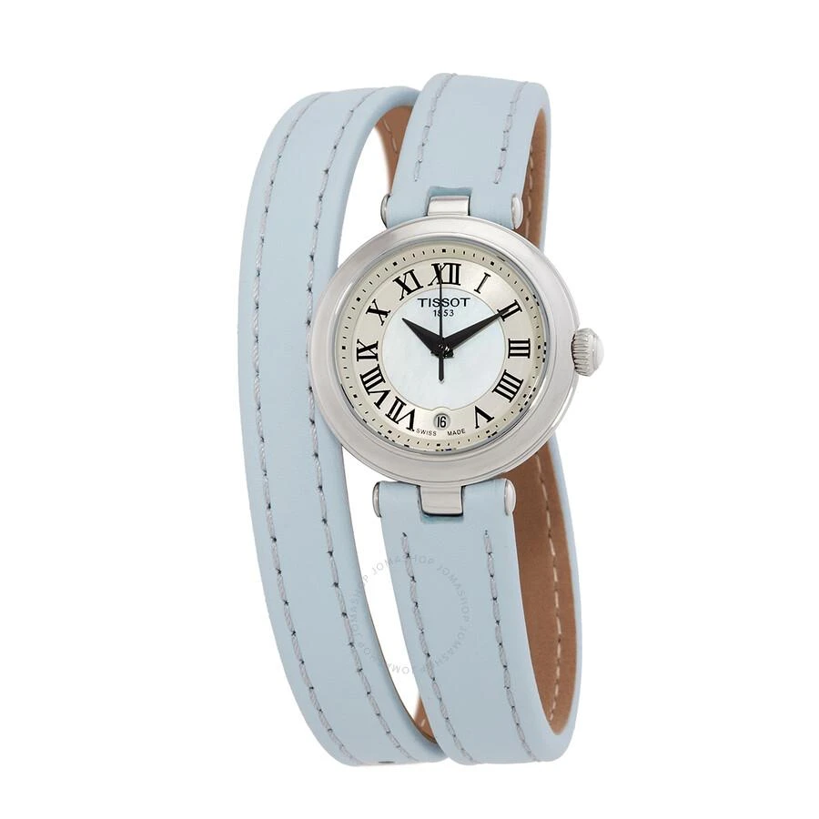 Tissot Bellissima Small Lady M Double Tour Strap Quartz White Mother of Pearl Dial Ladies Watch T126.010.16.113.01 1