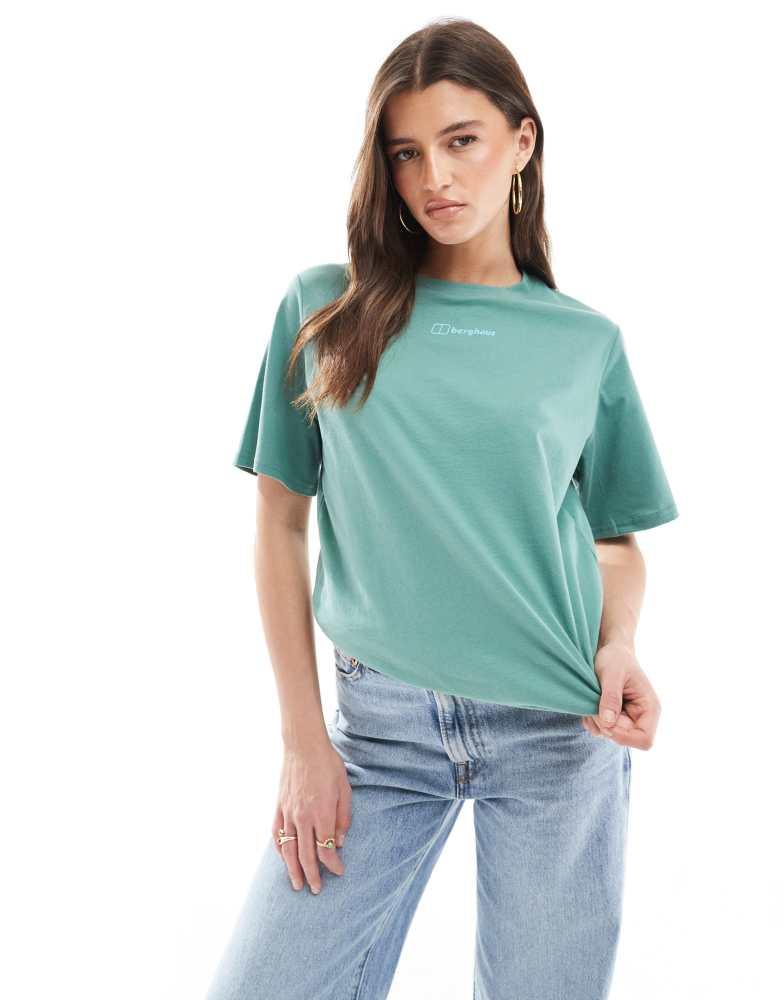 Berghaus Berghaus T-shirt mount botany short sleeve t-shirt in light terrain
