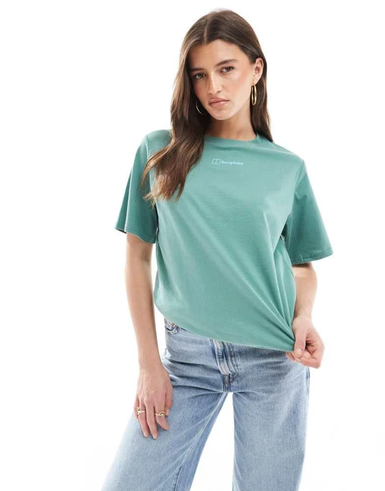 Berghaus Berghaus T-shirt mount botany short sleeve t-shirt in light terrain 1