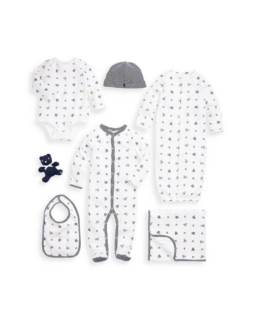 Ralph Lauren Boys' Polo Bear Cotton 7 Piece Gift Set - Baby 1