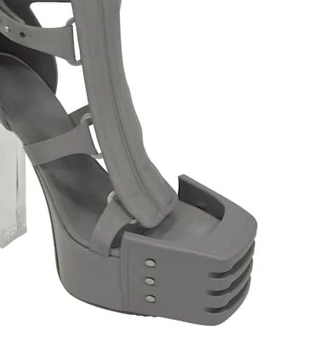 Rick Owens Spartans platform over-the-knee boots 6