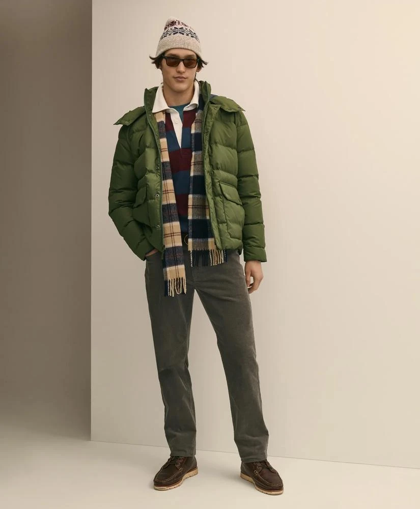 Brooks Brothers Water-Resistant Down Puffer Jacket