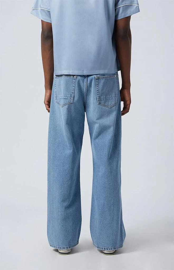 PacSun Light Indigo Extreme Baggy Jeans 5