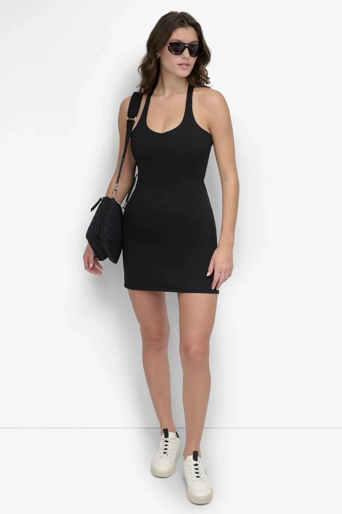DKNY V-NECK RACERBACK TENNIS DRESS WITH BUILT IN BRA 8