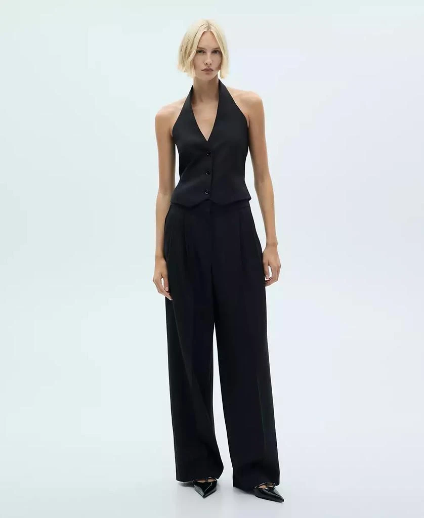Mango Women's Halter Suit Vest 5