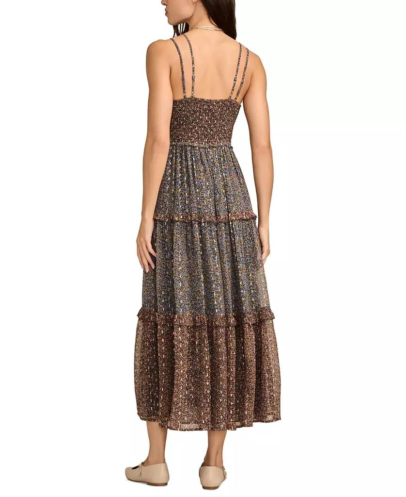 Lucky Brand Women's Chiffon Print-Mix Maxi Dress 2