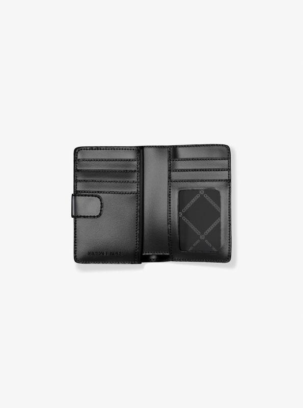 Michael Kors Jet Set Medium Two-Tone Logo Wallet