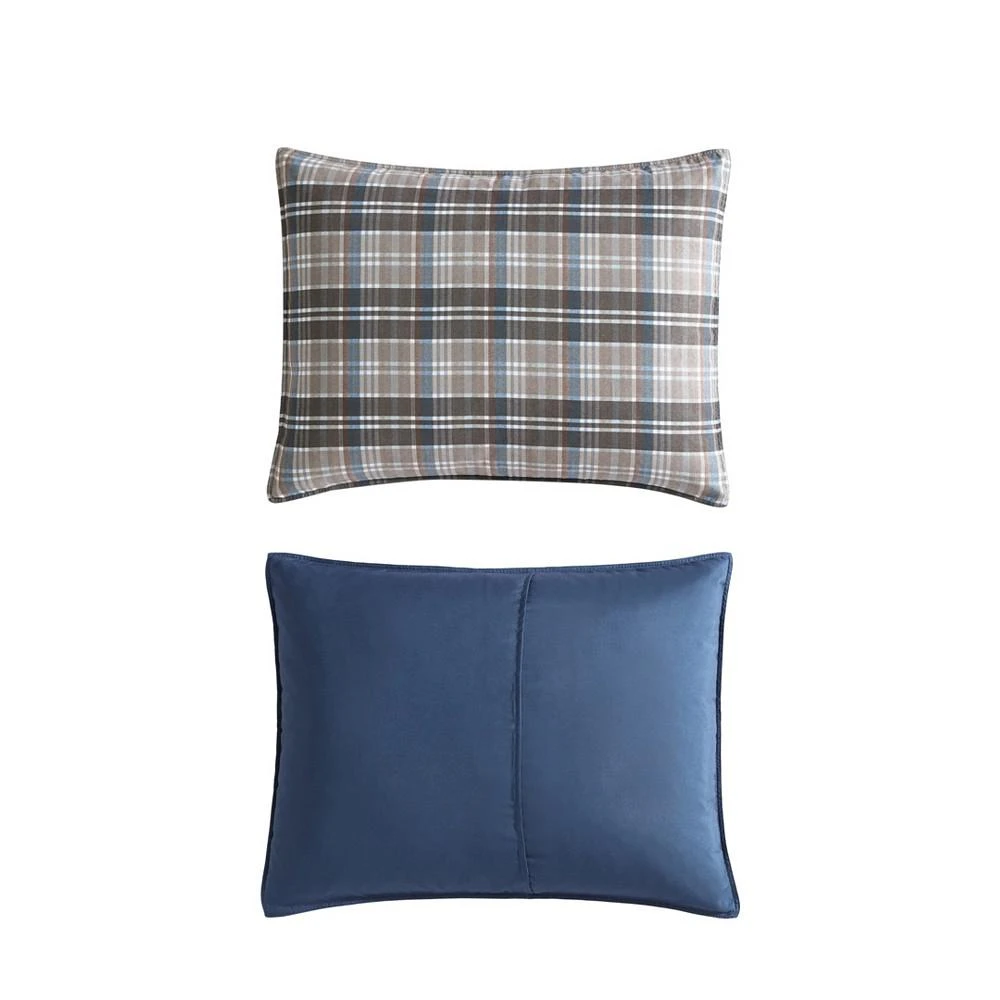 Eddie Bauer Rugged Plaid Micro Suede Down Alternative Reversible 2 Piece Comforter Set 2